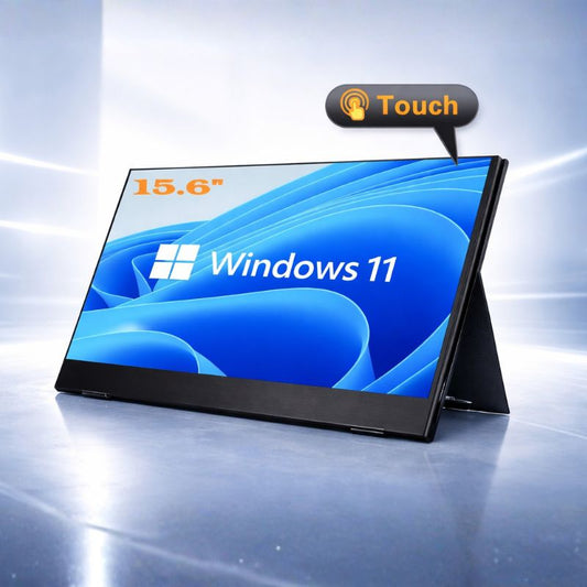 Monitor Portátil Táctil de 15.6" Pulgadas. Compatible con Smartphones, Laptops y Computadoras