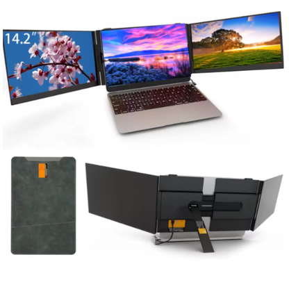 Extensor de pantalla doble, modelo S8 Ultra para laptops de 14" a 17" pulgadas