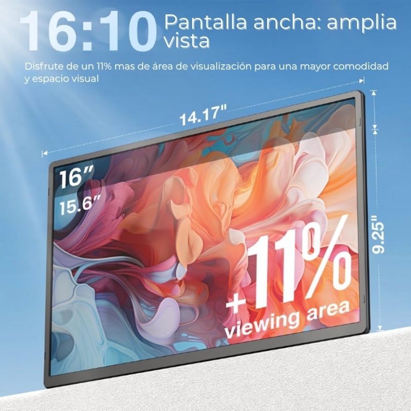 Extensor de pantalla doble, modelo S7 para laptops de 14" a 17" pulgadas