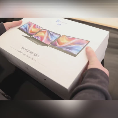 Extensor de pantalla doble, modelo S3 para laptops de 14" a 17" pulgadas